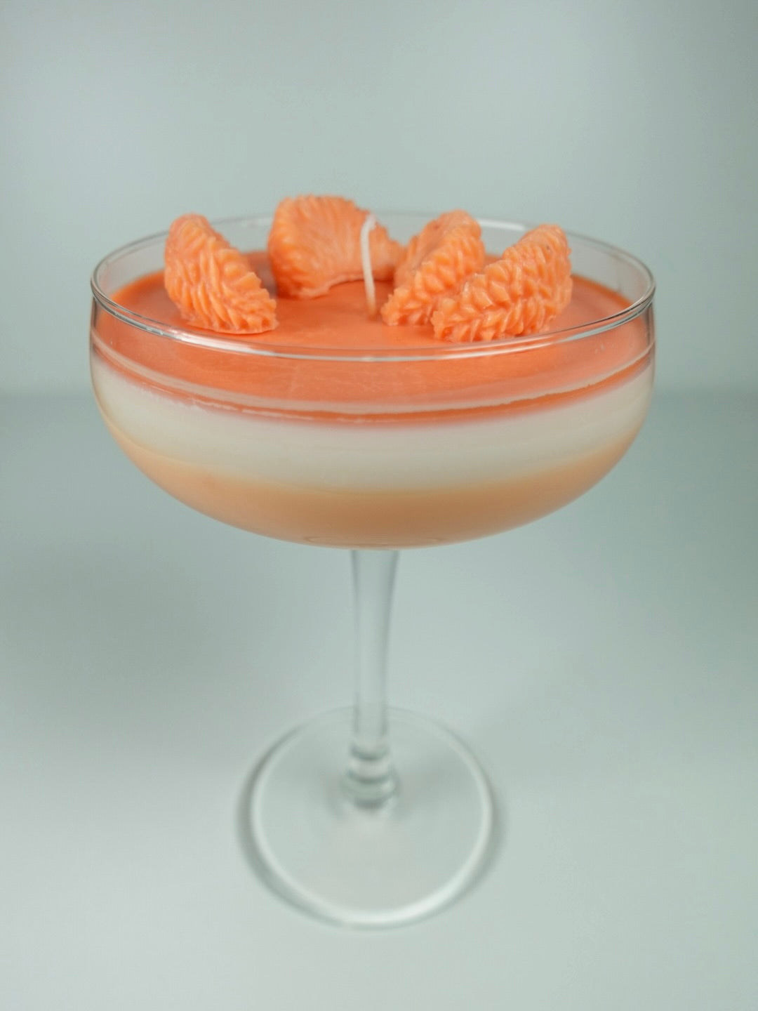 Peach Sorbet Soy Candle – Martini Edition