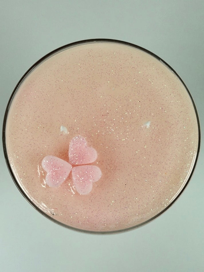 Rosé Romance Cocktail Candle – Heart Edition