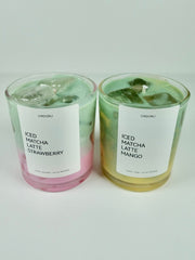 Iced Matcha Latte Duo – Mango & Strawberry Edition (Bundle Set)